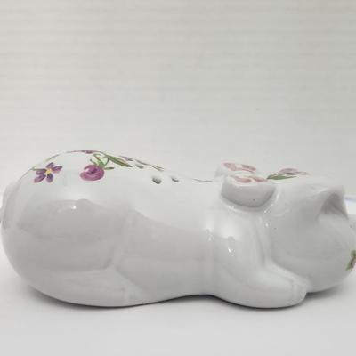 Avon Pampered Piglet Ceramic Pomander With Original Box Vintage Avon Collectible