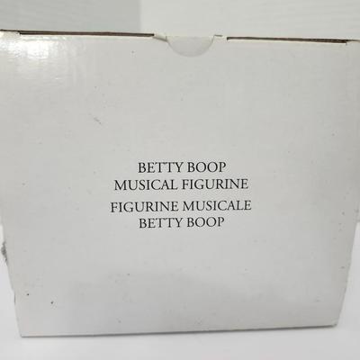 Betty Boop Musical Figurine Decorative Collectible 2007 King Features With Original Box Foam Insert