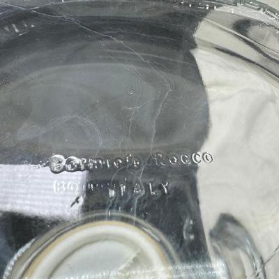 Sale Photo Thumbnail #78: High quality Italian glass with tight fitting lids ( 1 Missing)