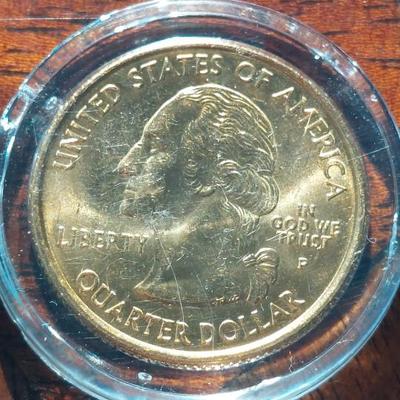 Gold Plated Quarter 2003
