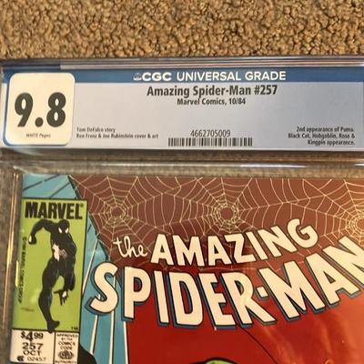 CGC 9.8 Amazing Spider-Man #257 (1984) - 2nd Puma, 1st Ned Leeds Hobgoblin, Key MJ Reveal! Gem White