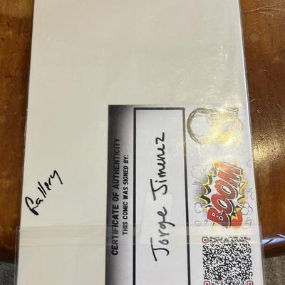 Signed Batman #1 (2021) DC Comics - Jorge Jimenez Autograph + COA Damian Wayne Key