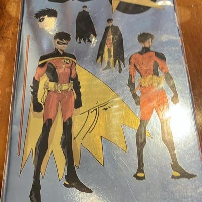 Signed Batman #1 (2021) DC Comics - Jorge Jimenez Autograph + COA Damian Wayne Key