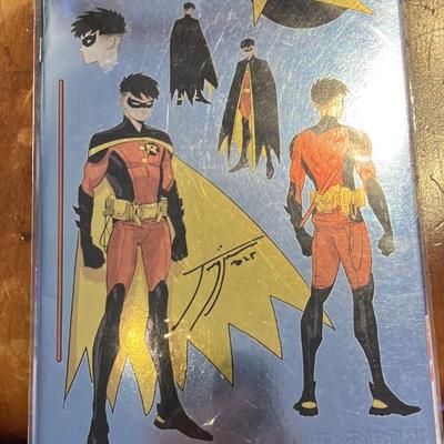 Signed Batman #1 (2021) DC Comics - Jorge Jimenez Autograph + COA Damian Wayne Key