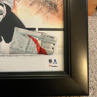 Carter Hart Flyers Rookie Review Framed Collectible - Game-Used Puck! Ltd Ed #25/279 w/ COA