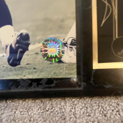 Marshall Faulk St. Louis Rams Steiner Sports Framed Photo Plaque - MVP Era, HOF Running Back w/ Stats & Hologram