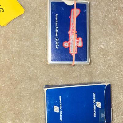 Airline playing cards
