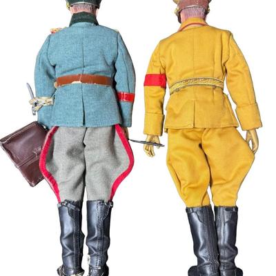 Sale Photo Thumbnail #448: Includes EINSATZLEITER Franz Feigel, and Field Marshal Keitel. Both are 1/6 scale. They may or may not be complete, and have been in a smoky environment. [JS]