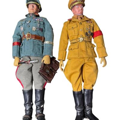 Sale Photo Thumbnail #447: Includes EINSATZLEITER Franz Feigel, and Field Marshal Keitel. Both are 1/6 scale. They may or may not be complete, and have been in a smoky environment. [JS]