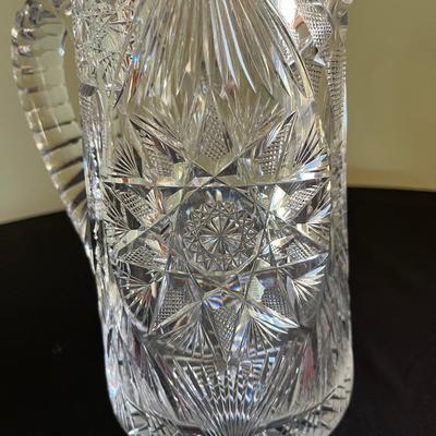 Cut Glass Serving Ware and Vase (LR-BC)