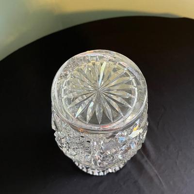 Cut Glass Serving Ware and Vase (LR-BC)