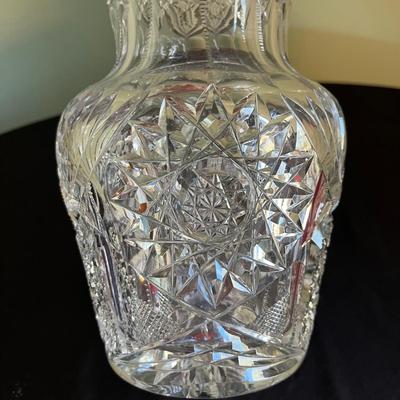 Cut Glass Serving Ware and Vase (LR-BC)