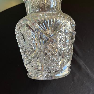 Cut Glass Serving Ware and Vase (LR-BC)