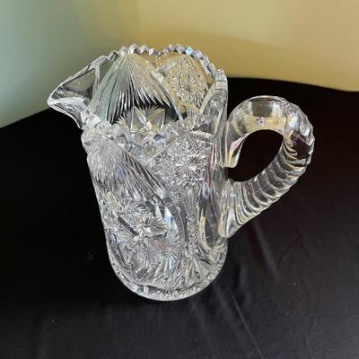 Cut Glass Serving Ware and Vase (LR-BC)