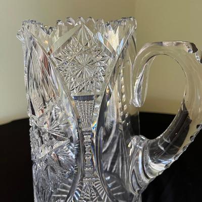 Cut Glass Serving Ware and Vase (LR-BC)