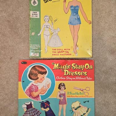 Vintage paper dolls