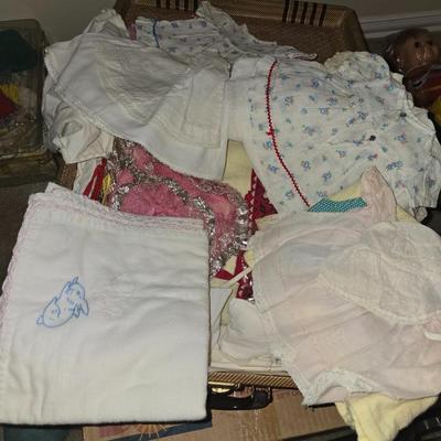 Suit case of doll/baby clothes