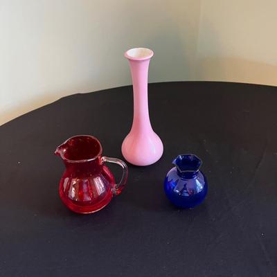 Colored Glass, Clear Glass and Ceramic Bud Vases (LR-BC)