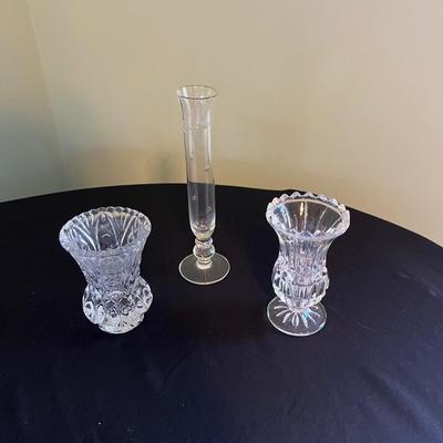 Colored Glass, Clear Glass and Ceramic Bud Vases (LR-BC)
