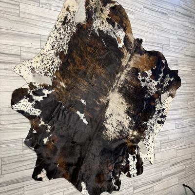 Tri-Colored Cowhide Rug