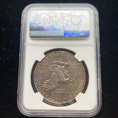 1978 Eisenhower "Ike" Dollar - NGC Gem Uncirculated "Don't Tread On Me" Special Label