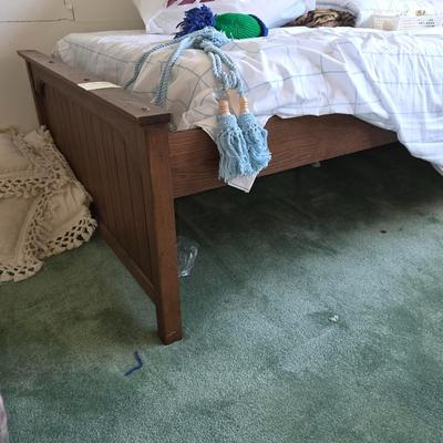 Vintage Wooden Twin bed