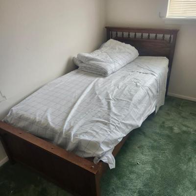 Vintage Wooden Twin bed