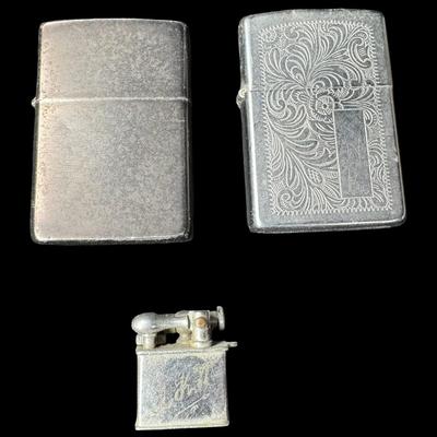 Sale Photo Thumbnail #508: Includes eyeglasses, lighters, pens, a bottle opener, an opisometer, and more. Total of 16 pieces. Pre-auction estimate: $50-$75. [KD]