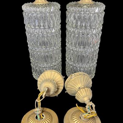 Sale Photo Thumbnail #526: Two pieces. Not tested. Measurement: 22”H (each). [LI]