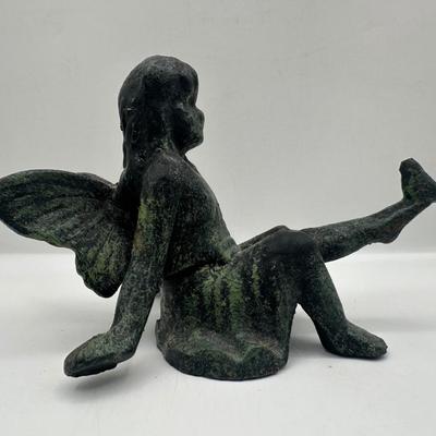 Vintage Cast Iron Fairy