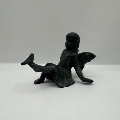 Vintage Cast Iron Fairy