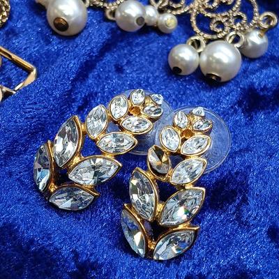 LOT 151: Gold-Tone Costume Jewelry