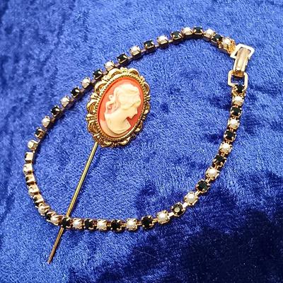 LOT 151: Gold-Tone Costume Jewelry