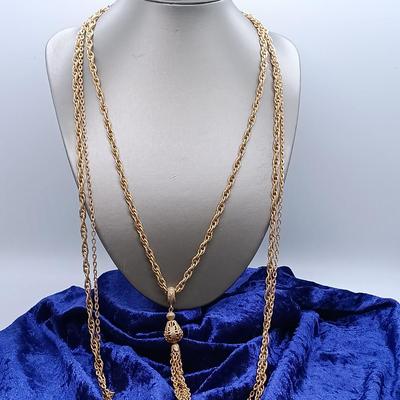 LOT 151: Gold-Tone Costume Jewelry