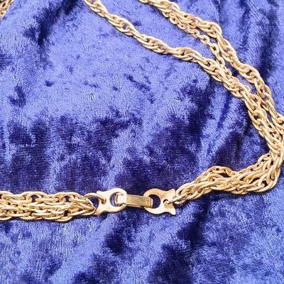 LOT 151: Gold-Tone Costume Jewelry