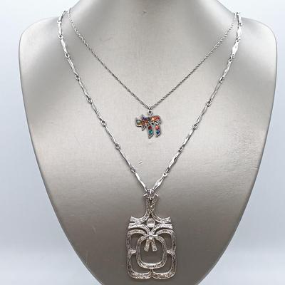 LOT 154: Vintage Silver-Tone Costume Jewelry