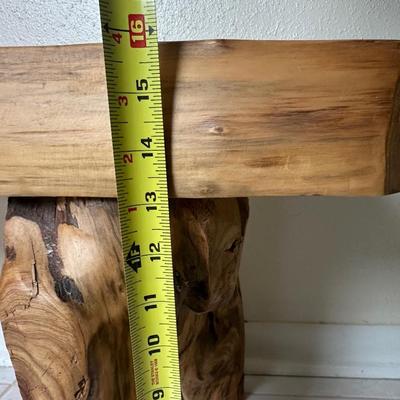 Rustic Solid Wood Bench