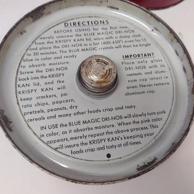 Vintage Krispy Kan Storage Tin