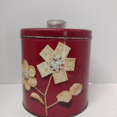Vintage Krispy Kan Storage Tin