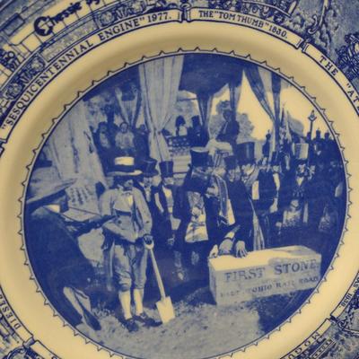 Shenango China Dinnerware- 'Baltimore & Ohio Railroad'- Approx Pieces