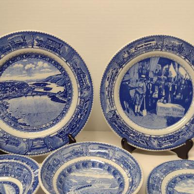 Shenango China Dinnerware- 'Baltimore & Ohio Railroad'- Approx Pieces