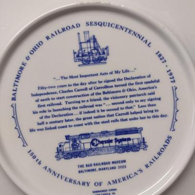Shenango China Dinnerware- 'Baltimore & Ohio Railroad'- Approx Pieces