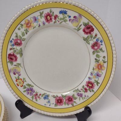 Vintage Fondeville Ambaassador Ware Dinner Plates- Six Pieces
