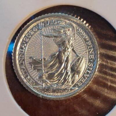 Charles III 2024 Britain silver coin