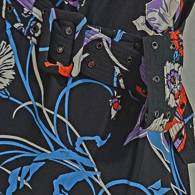 Vtg Pucci micro mini dress or /Tunic w/Belt