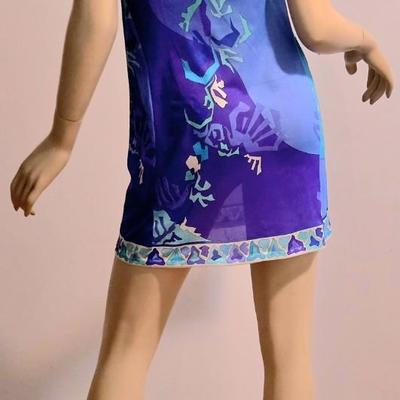 Vtg 60-70s Pucci FR micro mini bra dress