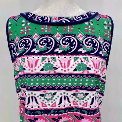 Vtg 60s Timeles Mini Green/Fuschia coloration design