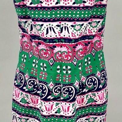 Vtg 60s Timeles Mini Green/Fuschia coloration design