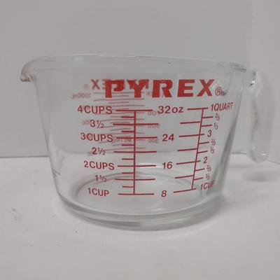 Pyrex Glass Measuring Cup- One Quart Capacity