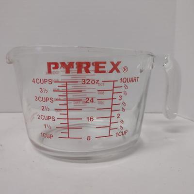 Pyrex Glass Measuring Cup- One Quart Capacity